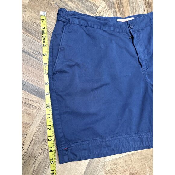 Orlebar Brown Bulldog Tailored Cotton Shorts Mens 36 Navy Blue Portugal - Picture 12 of 15